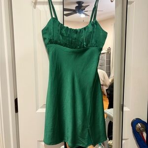 One and Only Collective Green Dress